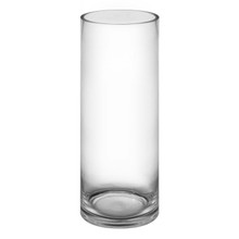 Case of 6 - Glass Cylinder Vase, H-14" D-5"