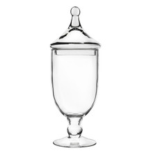Case of 4 - Glass Candy Buffet Apothecary Jar, H-16.5" D-4.5"