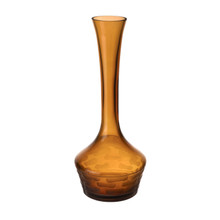 Case of 6 - Decorative Amber Gold Glass Vase 14.5"