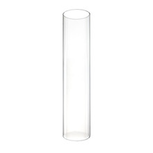 Case of 6 - Glass Hurricane Candle Holder Shade Chimney Tube, H-18" D-4.75"