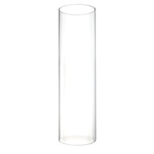 Case of 4 - Glass Hurricane Candle Holder Shade Chimney Tube, H-18" D-6"
