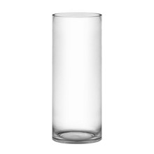 Case of 4 - Glass Cylinder Vase, H-16" D-6"