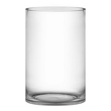 Case of 4 - Glass Cylinder Vase, H-12" D-8"
