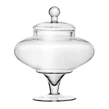 Case of 2 - Glass Candy Buffet Apothecary Jar, H-13" D-5"
