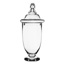 Case of 2 - Glass Candy Buffet Apothecary Jar, H-22.5" D-7.5"