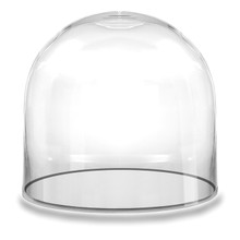 Case of 4 - Glass Cloche Display Dome, H-10" D-9.75"