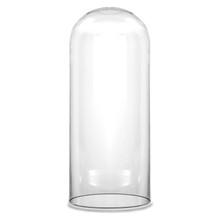 Case of 2 - Glass Cloche Display Dome, H-19" D-9.75"