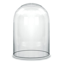Case of 2 - Glass Cloche Display Dome, H-15" D-11.75"