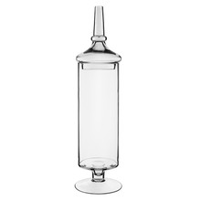 Case of 4 - Glass Candy Buffet Apothecary Jar, H-22" D-4.5"