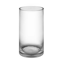 Case of 6 - Glass Cylinder Vase, H-10" D-5"
