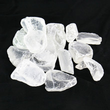 24 lbs - Frosted Clear Crushed Sea Glass Vase Filler, 1.5 Cups/LB