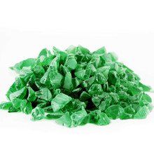 28 lbs - Frosted Green Crushed Sea Glass Vase Filler, 1.5 Cups/LB (Wholesale 28 Lbs)