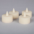 Battery operated ivory tea lights