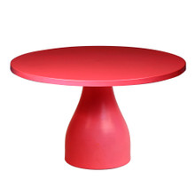 Olive Round Cake Stand 12" - Red