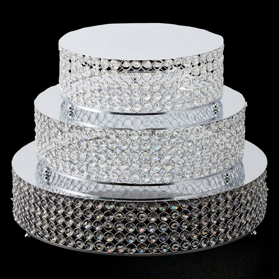 Other Bakeware Round Cake Stand Pedestal Holder Party Crystal Silver Color  From Sophine11, $26.47 | DHgate.Com