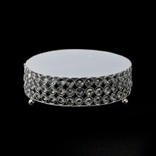 Crystal Round Cake Stand 10"