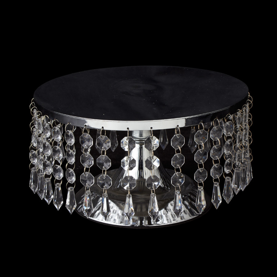 Crystal beaded outlet cake stand