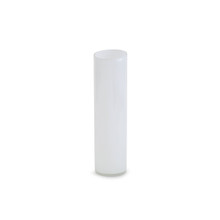 White Cylinder Glass Vase - 5" x 20" - Case of 6