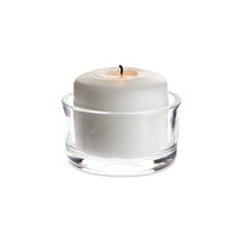 Clear Glass Tealight Candle Holder - 1.25"x 2" - Case of 96