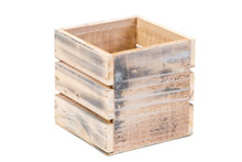 White Washed Wine Crate Box - 6" - Case of 6