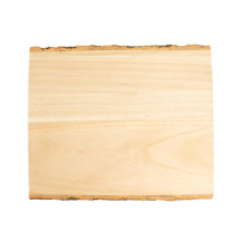 Case of 12 Rustic Natural Wood Slices, Rectangular Poplar Wood Slabs - 13"x11"