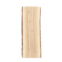 Case of 12 Rustic Natural Wood Slices, Rectangular Poplar Wood Slabs - 23"x8"