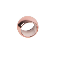 Case of 48 Shiny Metallic Blush Acrylic Napkin Rings