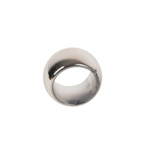Case of 48 Shiny Metallic Silver Acrylic Napkin Rings