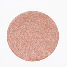 Case of 48 Rose Gold Sparkle Placemats, Non Slip Decorative Round Glitter Table Mat - 13"