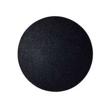 Case of 48 Black Sparkle Placemats, Non Slip Decorative Round Glitter Table Mat - 13"