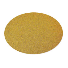 Case of 48 Gold Sparkle Placemats, Non Slip Decorative Oval Glitter Table Mat - 12" X 16.5"