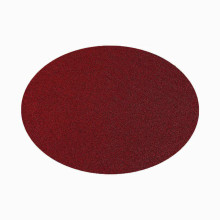 Case of 48 Burgundy Sparkle Placemats, Non Slip Decorative Oval Glitter Table Mat - 12" X 16.5"