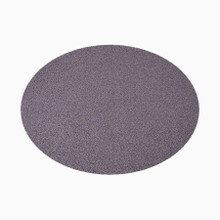 Case of 48 Charcoal Gray Sparkle Placemats, Non Slip Decorative Oval Glitter Table Mat - 12" X 16.5"