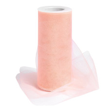 Case of 24 Tulle Roll 6" x 200yds - Blush