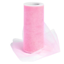 Case of 24 Tulle Roll 6" x 200yds - Pink