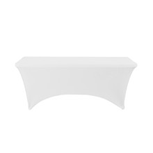 Case of 12 Spandex Rectangle Table Covers - 8ft