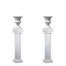Scamozzi Column Floral Risers with Urns