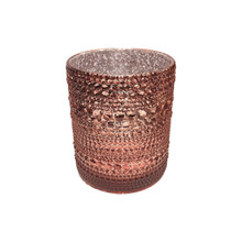 Case of 72 - Pearly Rose Gold Votive Candle Holder - 3.15" x 2.7"