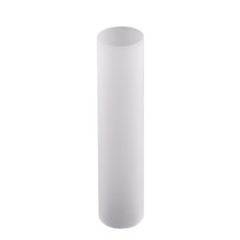 Case of 12 - Frosted Glass Hurricane Candle Shade Chimney Tube [No Bottom] - 2.5" X 14"