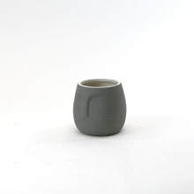Small Grey Sand Glazed Moai Bowl - 4"  - 36 Pieces