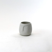 Small White Sand Glazed Moai Bowl - 4 - 36 Pieces