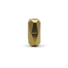 Extra Large Gold Geometric Vase - 5.2"X12"H - 8 Pieces