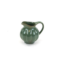 Small Dark Green Ceramic Pitcher Pot Vase - 5" H - 16 Pieces