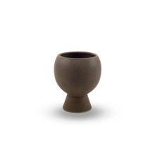 Desert Sand Ceramic Urn Vase - 3.5" X 4" - 8 Pieces