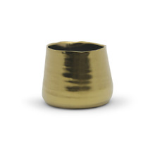 Large Gold Bowl Pot - 5.7" H - 6 Pieces