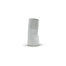 White Formed Vase - 9" H - 12 Pieces