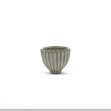 Small Fancy White Acorn Ceramic Vase - 3.25" H - 32 Pieces