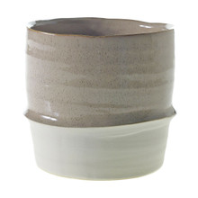 Medium Two Tone Ceramic Cylinder Vase - 4.8" H - 16 Pieces