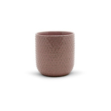 Large Special Pink Ceramic Pot - 5.5" - 12 Pieces