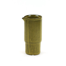Large Straw Yellow Tiki Pitcher Vase - 7.7" - 12 Pieces